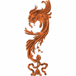 Baroque style dragon